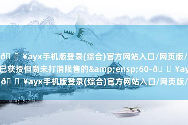 🔥ayx手机版登录(综合)官方网站入口/网页版/安卓/电脑版象蔡素娟已获授但尚未打消限售的 60-🔥ayx手机版登录(综合)官方网站入口/网页版/安卓/电脑版